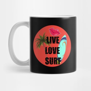 Live Love Surf Mug